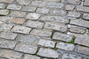 Cobblestone Street, Shrewsbury, England