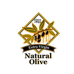 Olive oil extra virgin product label design