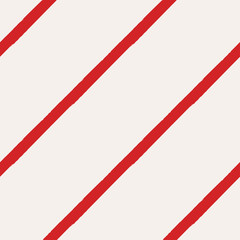 Christmas Rough Candy Cane Stripes Seamless Pattern