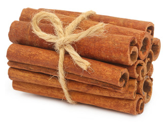 Bunch of some fresh aromatic cinnamon