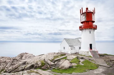 Fototapete Rund Leuchtturm Norwegen © Friedberg