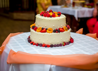 A wedding cake