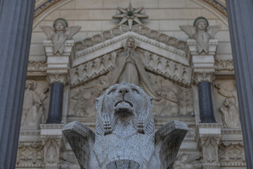 Fototapeta premium The Basilica of Our Lady in Lyon, France, World Heritage