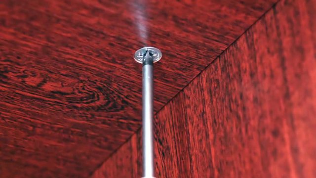 assembly of cabinet furniture on minifix