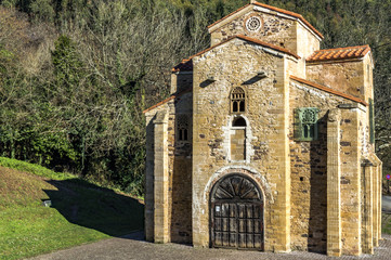 Iglesia de San Miguel de Lillo, Oviedo, Principado de Asturias, España