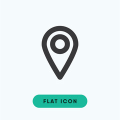 Location symbol vector icon