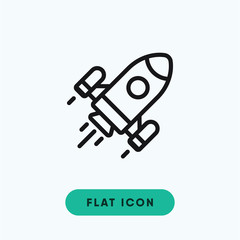 Rocket vector icon