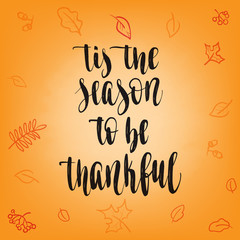 Obraz premium Celebration quote handwritten brush calligraphy on decorative backdrop. Vector element for your design on light background.