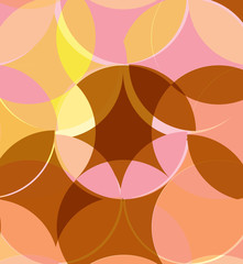 Abstract Circles Vector Design Background