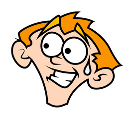 Funny Boy Face Expression