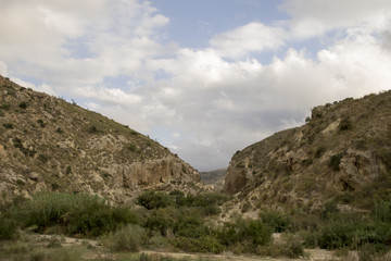 Fototapeta na wymiar hiking landscapes in almeria