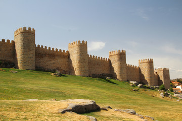 Fototapeta na wymiar The Avila Walls, Spain 