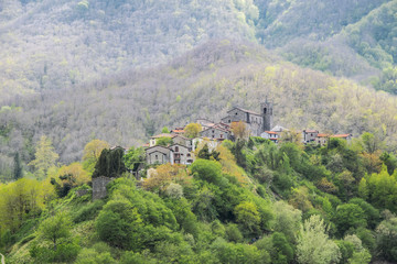 Vagli Sopra borgo in Garfagnana, Toscana - Italia