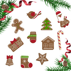 Merry Christmas greeting poster