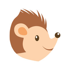 forest hedgehog animal wild fauna nature vector illustration