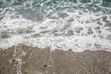 Beach sand and sea