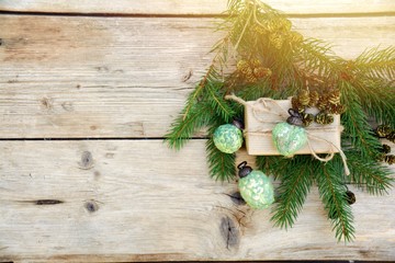 Weihnachtsgeschenk - Nostalgisch - grün