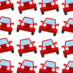 jeep auto reizen vervoer naadloze patroon afbeelding vectorillustratie