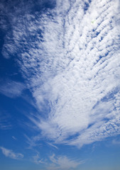 Fototapeta premium mackerel sky background