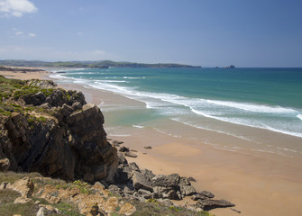 Fototapeta na wymiar Cantabria, sandy beach