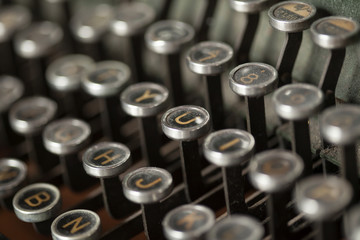 very old typewriter