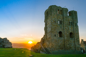 Scarborough Castle Sunset