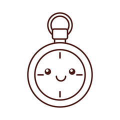 cartoon compass camping travel cartoon vector illustration