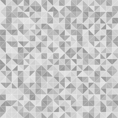 Obraz premium Gray right triangle pattern. Seamless vector background
