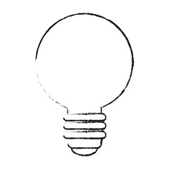 regular lightbulb icon image vector illustration design