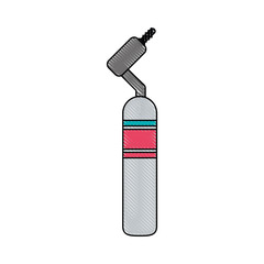 drill dentistry instrument icon image vector illustration design