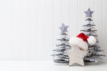 Obraz premium Christmas greeting card.