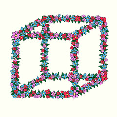 Flower cube