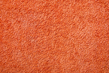 texture of an orange terry