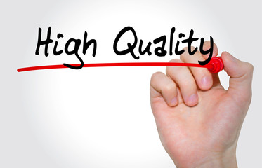 Hand writing inscription High Quality with marker, concept