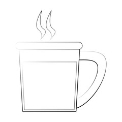 cup or mug icon image vector illustration design
