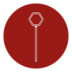 traffic signal isolated icon