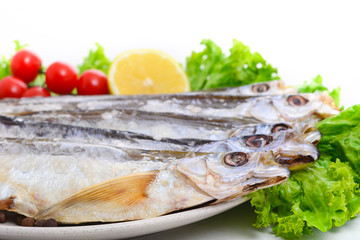 Dried sichel, the ziege, the sabre carp or sabrefish