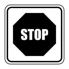 Logo stop.