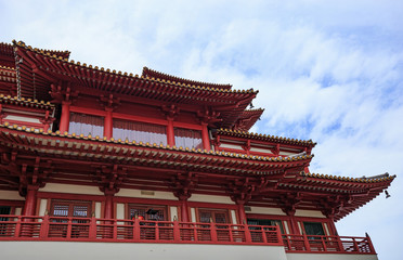 Buddha Tooth Relic Temple at China town, Singapore