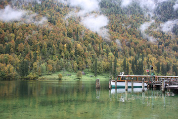 Fototapeta na wymiar Panoramic pictures of Berchtesgaden, Germany
