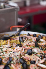 street food - paella