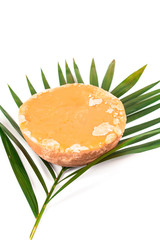 home made organic brown sugar made from coconut tree
