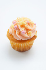 Cupcakes on a white plate
