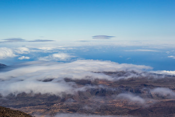 Clouds of Tenerife Canary Islands Spain Sea and Sky Winter Landscape Decor