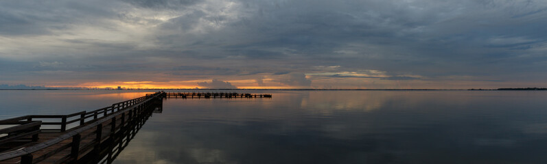 Fototapeta na wymiar Sunrise at Merritt Island, Florida