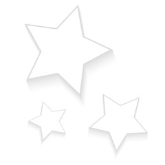 Fototapeta premium Christmas Stars Vector Background - vector clip-art illustration