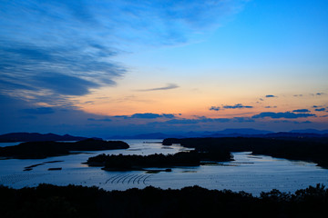 桐垣展望台 -英虞湾の夕景-