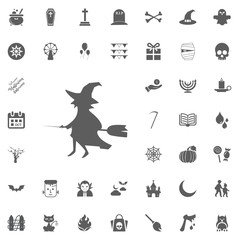 halloween icon set.