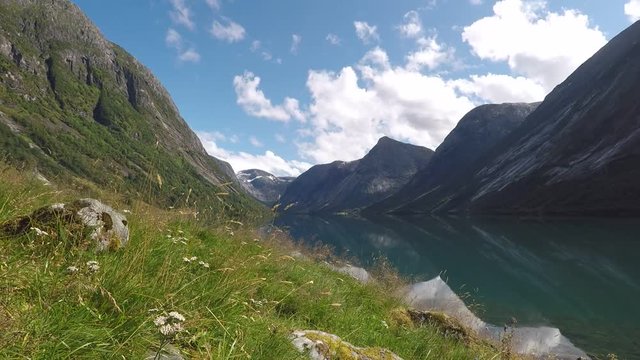 nordfjord norway - timelapsed