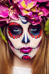 sugar skull girl